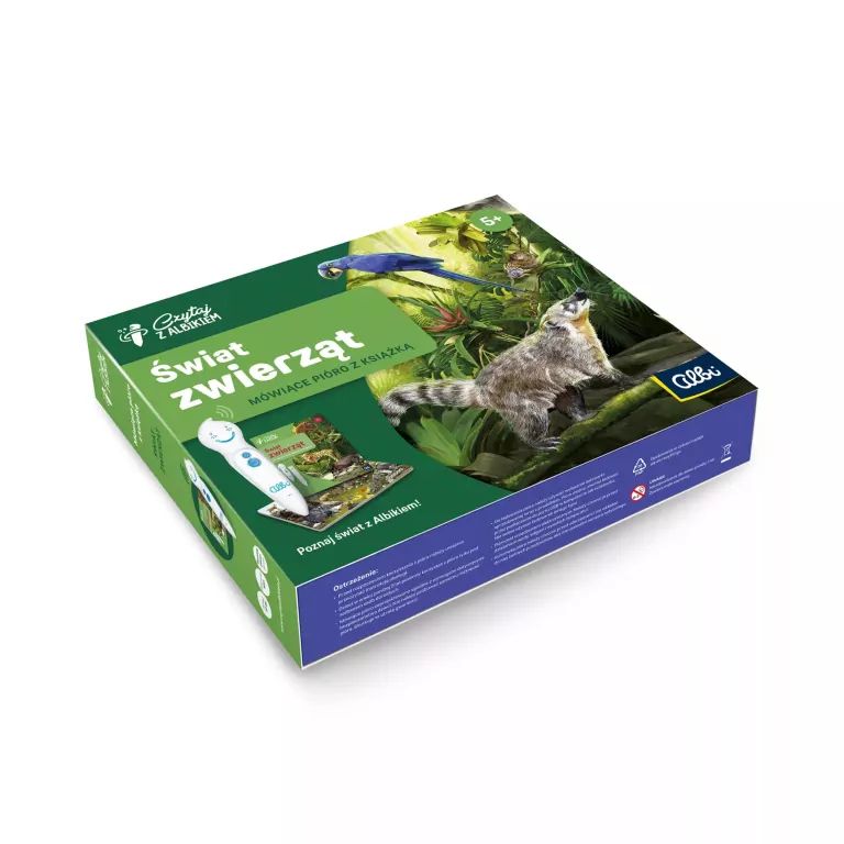 Świat Zwierząt. Zestaw z piórem. Czytaj z Albikiem - tantis.pl