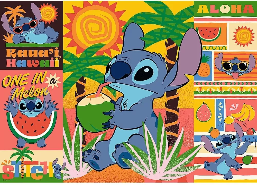 Puzzle 500. Wakacje ze Stichem. 37483 - tantis.pl