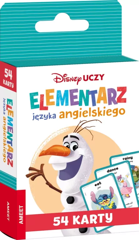 Disney Uczy. Elementarz języka angielskiego. Karty - tantis.pl