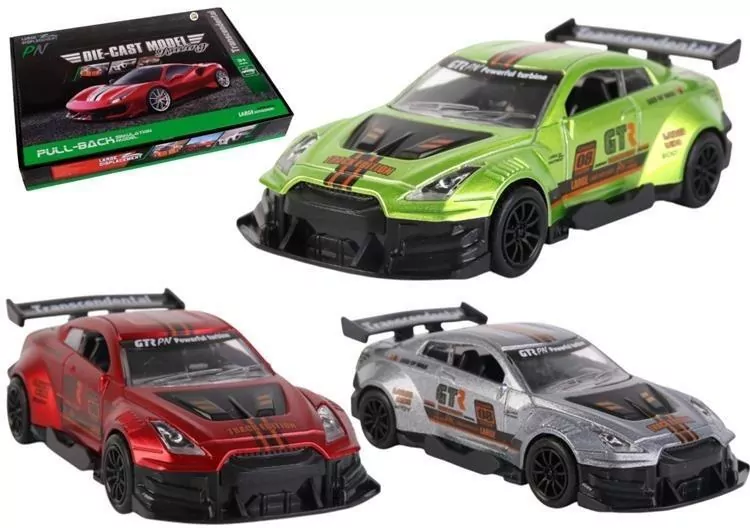 Samochód metalowy 1:36 napęd Super Sport No.1 mix - tantis.pl