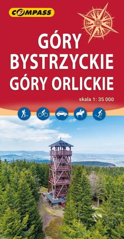 Mapa turystyczna - Góry Bystrzyckie, Góry Orlickie - tantis.pl