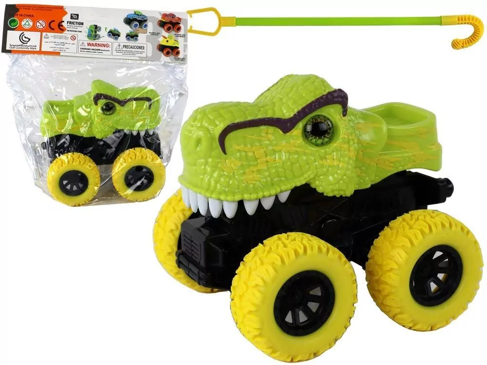 Terenówka pchacz Tyranozaur zielony - tantis.pl