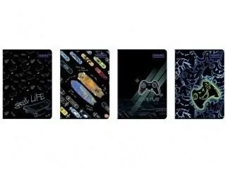 Zeszyt A5/16K trzy linie kolorowe. 10 sztuk - tantis.pl