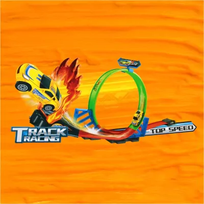 Tor samochodowy z akcesoriami