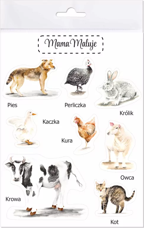 Naklejki duże. Zwierzęta wiejskie - tantis.pl