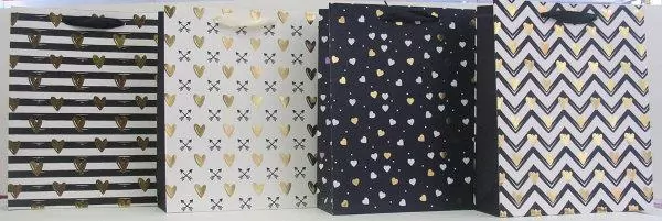 Torebka prezentowa 8966B 26x32x10cm p12, cena za 1szt - tantis.pl