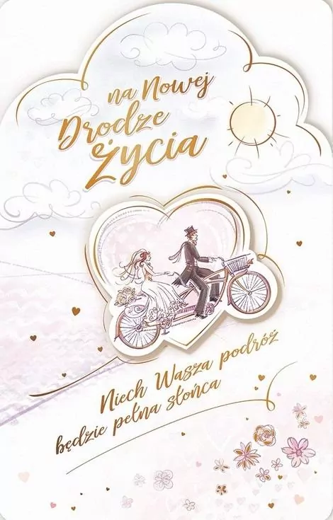 Kartka okolicznościowa Ślub - tantis.pl