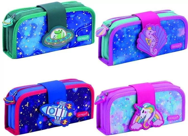 Piórnik kosmetyczka bez wyposażenia, mix - tantis.pl