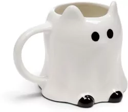 Kubek ceramiczny w kształcie ducha kota