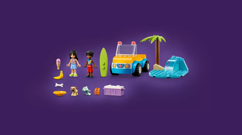 LEGO® Friends. Zabawa z łazikiem plażowym. 41725 - tantis.pl