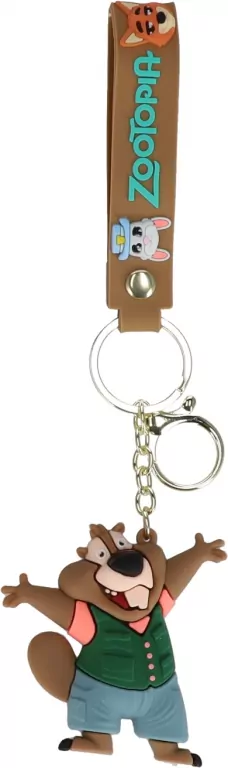 BRELOK GUM ZWIERZAKI ZOO 8CM Z OPASKA MIX4 - tantis.pl