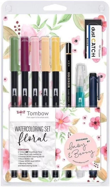 Zestaw do akwareli.  Floral - tantis.pl