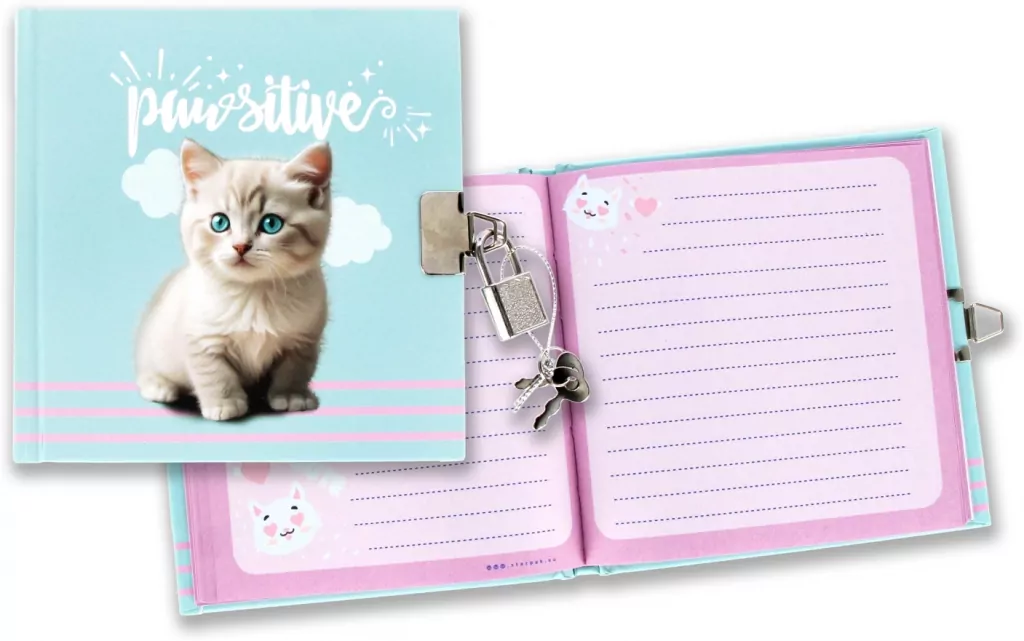 Pamiętnik na kłódkę Cuties Kitty - tantis.pl