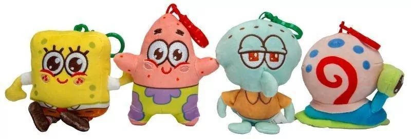 SpongeBob Breloki Squishy 10cm 4 rodzaje - tantis.pl