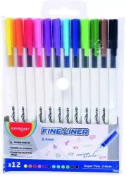 Cienkopis 0,4mm 12 kolorów