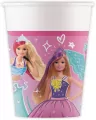 Kubeczki papierowe Barbie 200ml - tantis.pl