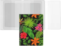 Okładka na dokumenty z dowodem rejestr. flowers