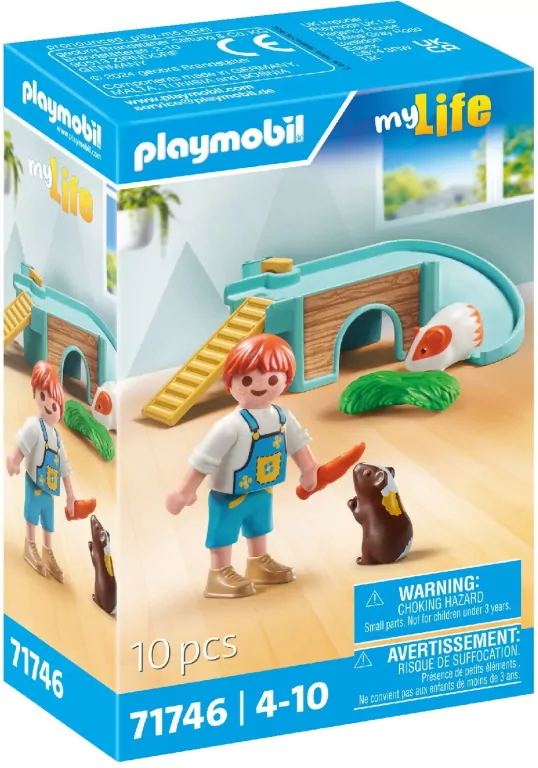 Playmobil Chłopiec ze świnką morską 71746 - tantis.pl