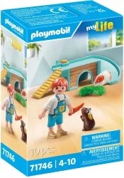 Playmobil Chłopiec ze świnką morską 71746