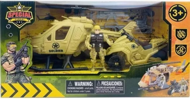 Zestaw militarny ze śmigłowcem - tantis.pl