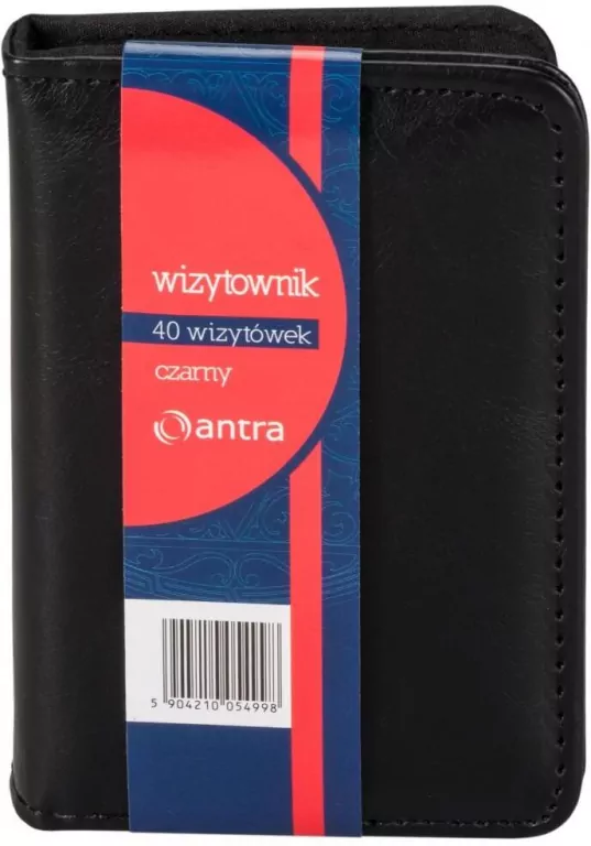 Wizytownik 40 jednoklatkowy czarny - tantis.pl