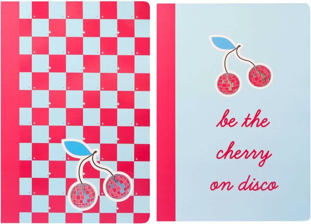 Zeszyt A4 48 kartek 90g w kratkę CHERRY DISCO - tantis.pl