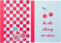 Zeszyt A4 48 kartek 90g w kratkę CHERRY DISCO - tantis.pl
