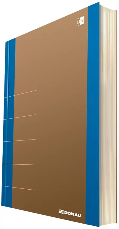 Notatnik Donau Life organizer, 80 kartek niebieski - tantis.pl