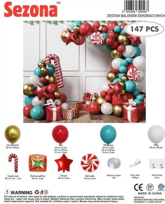 Balony Boże Narodzenie - tantis.pl