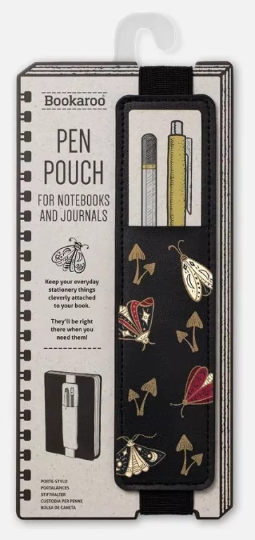 Bookaroo Pen Pouch uchwyt na długopis Ćmy - tantis.pl