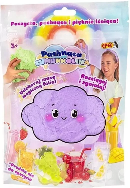 Pachnąca Chmurkolina z magiczną folią. Fioletowa - tantis.pl