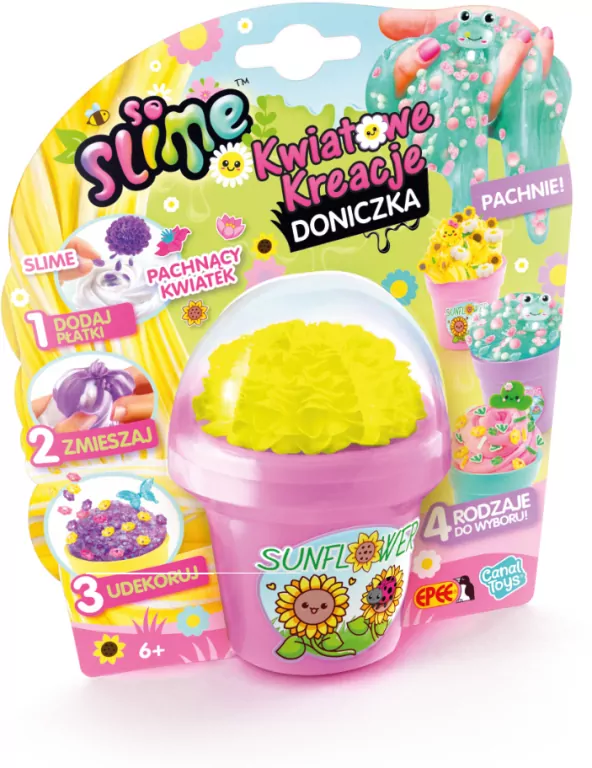 Slime Kwiatowe Kreacje - Słodkie Słoneczniki - tantis.pl