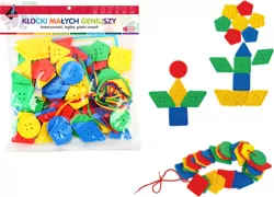 Klocki małych geniuszy. Guziki 106 elementów