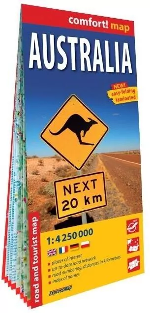Comfort! map Australia 1:4 250 000 w.2025 - tantis.pl