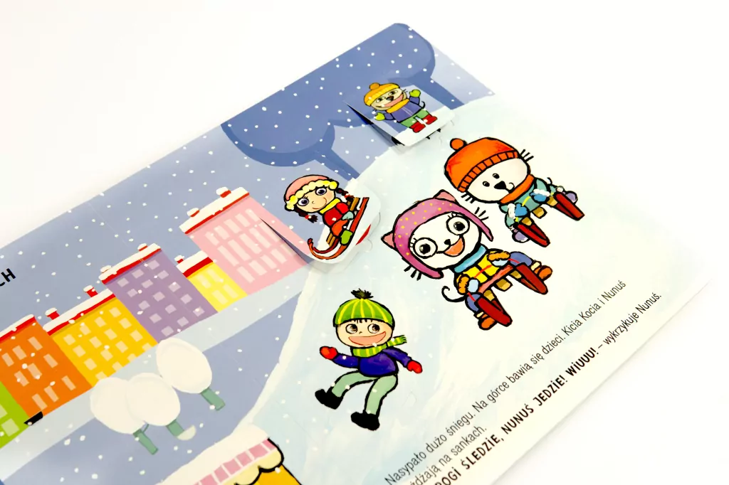 Sporty zimowe. Kicia Kocia i Nunuś - tantis.pl