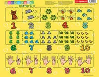 Puzzle ramkowe. Cyferki dla dzieci - tantis.pl