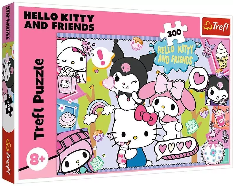 Puzzle 300 Szalone trio Hello Kitty TREFL - tantis.pl