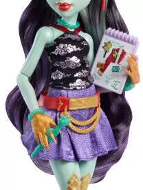 Monster High. Lalka Jinafire Long + zwierzątko - tantis.pl