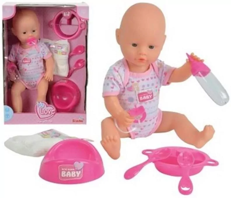 Lalka z akcesoriami New Born Baby - tantis.pl