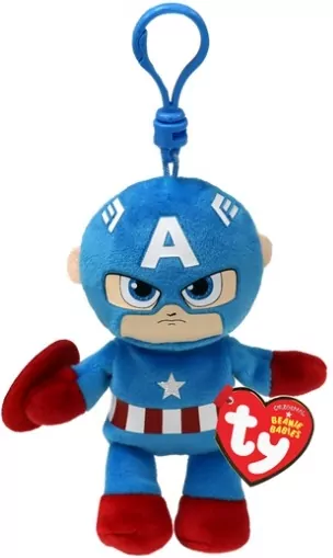 Beanie Babies Marvel - Capitan America 8,5 cm - tantis.pl