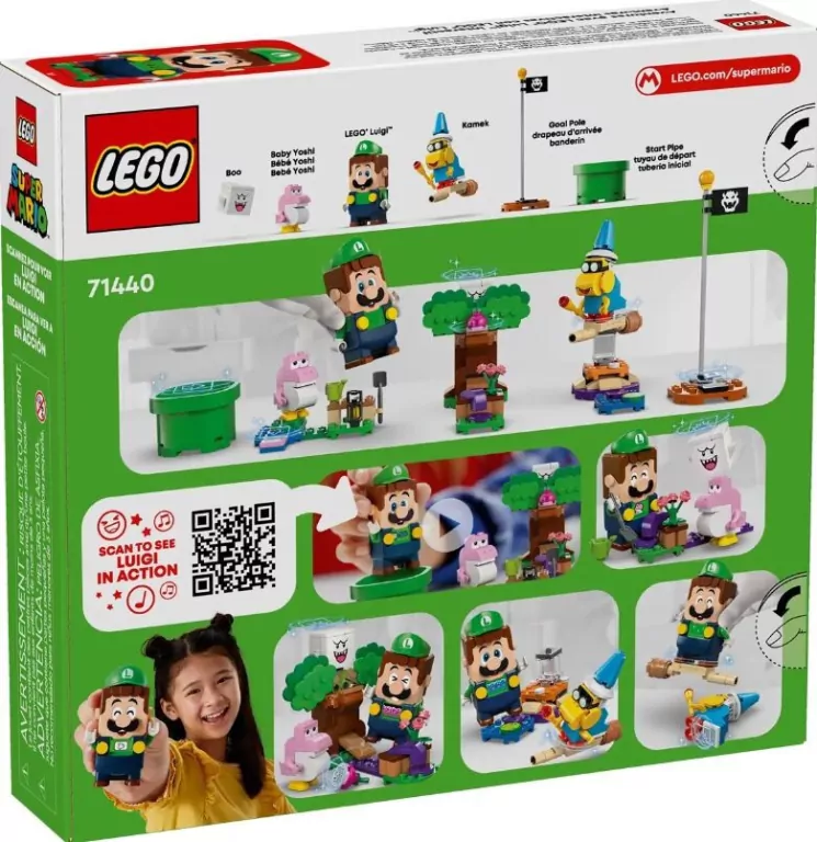 LEGO® Super Mario. Przygody z figurką Luigi  71440 - tantis.pl
