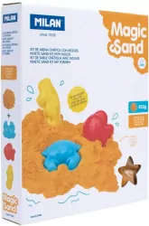 Magiczny piasek kinetyczny z foremkami