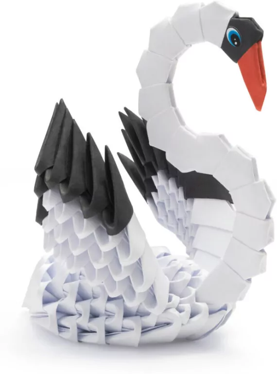 Origami 3D. Łabędź - tantis.pl