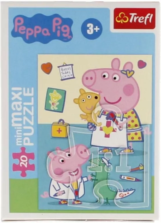 Puzzle miniMaxi 20. Beztroski dzień Peppy - tantis.pl