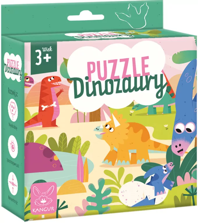 Puzzle Dinozaury 3+ - tantis.pl