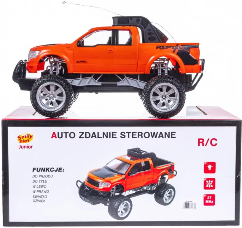 Terenówka RC junior pomarańczowa - tantis.pl