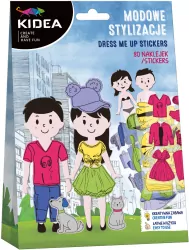 Modowe stylizacje 80 naklejek KIDEA