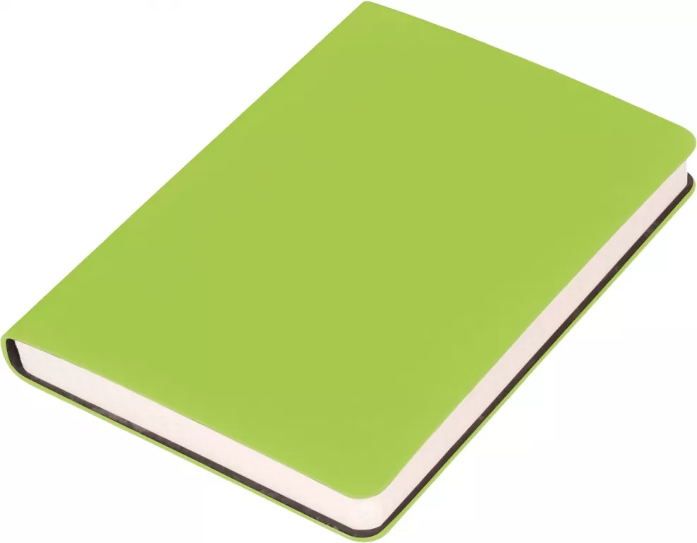 Notes A6 z długopisem limonkowy w pudełku - tantis.pl