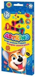 Kredki ołówkowe trójkątne 12 kolorów Astrino ASTRA