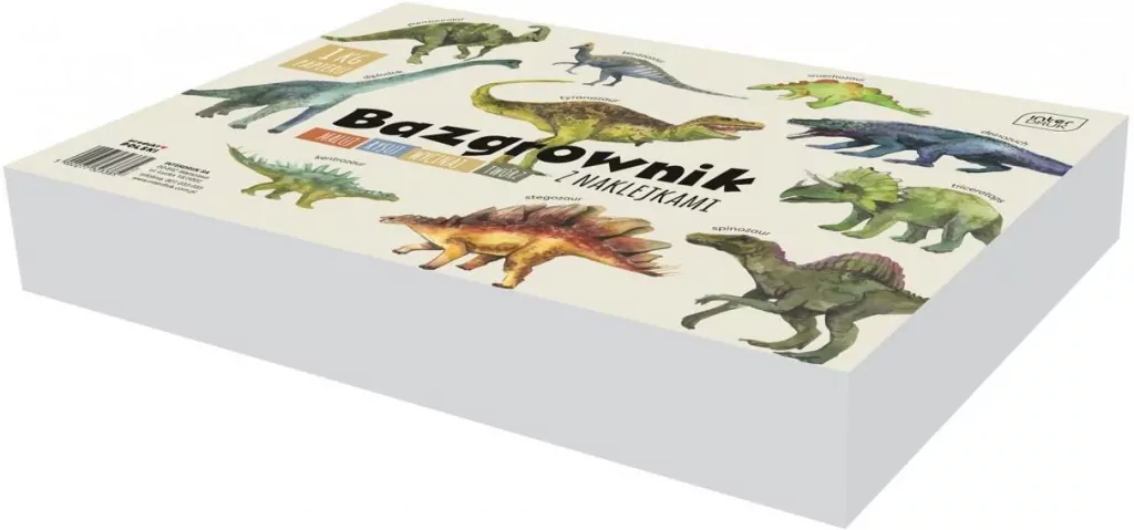 Bazgrownik A4 z naklejkami Dinozaury - tantis.pl